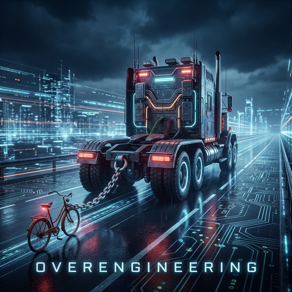 Escolhendo a Stack Ideal: Não use um Caminhão para rebocar uma Bicicleta